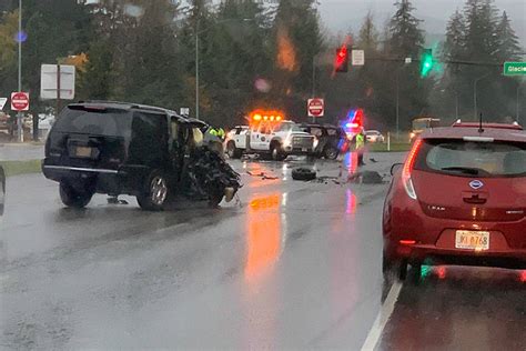 , according to the Juneau Police Department, and involved a blue Toyota Corolla, driven by an 18-year-old woman with a 15-year-old boy passenger, and a white. . Juneau car crash today